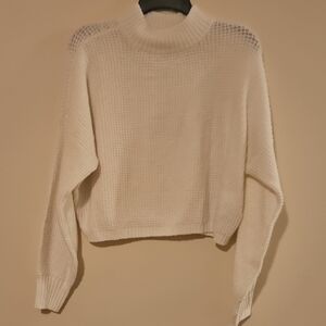 Hollister Cream Turtleneck Sweater